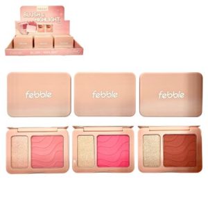 FEBBLE RUBOR & ILUMINADOR FBF043-A