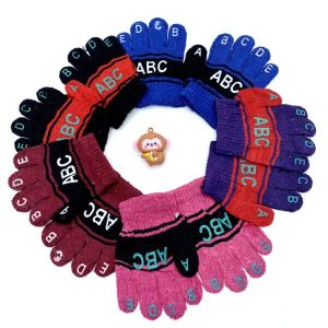 GUANTES P/ NIÑOS C/ DEDO ABC X DOCENA HEAN-111