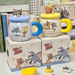 TAZA CERAMICA GATO Y RATON 2025080805152