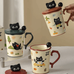TAZA CERAMICA GATO NEGRO 2025080805183