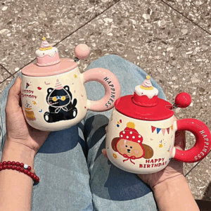 TAZA CERAMICA FELIZ CUMPLE ANIMALES 2025080805701