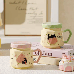 TAZA CERAMICA GATO Y SANDIA 2025080805589