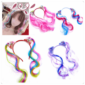 VINCHA C/ PELO FANTASIA COD.2021