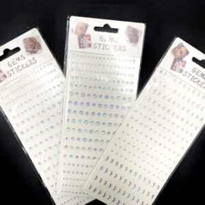 STRASS AUTOADHESIVA PLATEADA COD.9