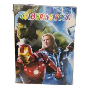 FINAL! LIBRO PARA COLOREAR AVENGERS CON STICKER X1U 8888(Y117)