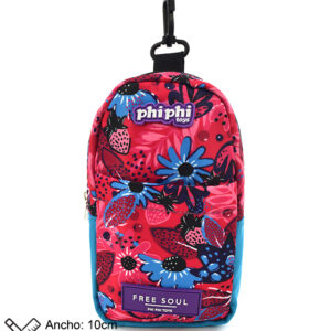 CARTUCHERA MINI MOCHILA FLOWERS