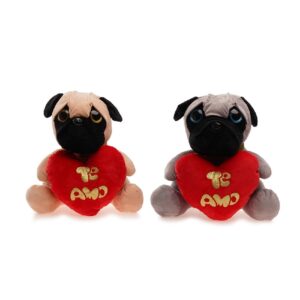 PERRO CON CORAZON 45CM