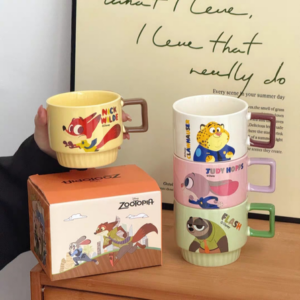 TAZA CERAMICA APILABLE X UNIDAD ANIMALES LOCOS 2025080806050