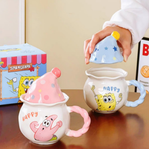 TAZA CERAMICA CON GORRO