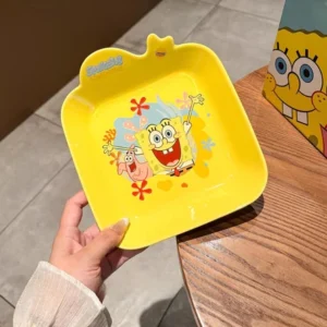 PLATO CUADADO CERAMICA 8" AMARILLO