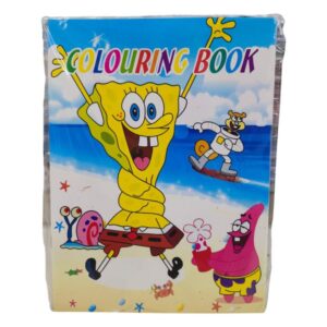 FINAL! LIBRO PARA COLOREAR BOB ESPONJA CON STICKER X1U 8888(Y039)