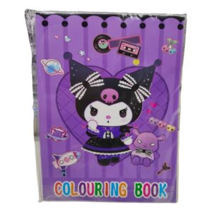 FINAL! LIBRO PARA COLOREAR KUROMI CON STICKER X1U 8888(Y163)