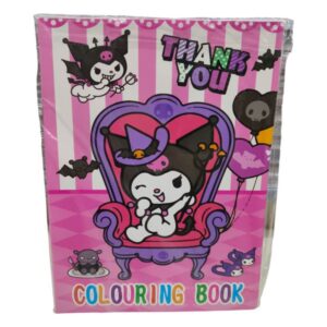 FINAL! LIBRO PARA COLOREAR KUROMI CON STICKER X1U 8888(Y162)