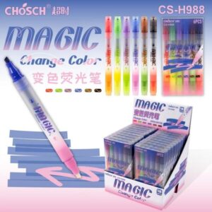 RESALTADOR DOBLE PUNTA 6PCS X1 CS-H988-6