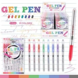 LAPICERA GEL PEN 8PCS X1 CS-G340-8