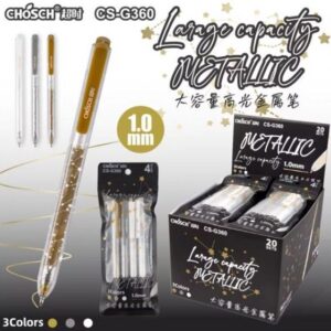 LAPICERA GEL PEN 4PCS X1 CS-G360-4
