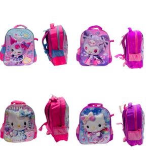 FINAL!! MOCHILA 12 PULGADAS 1 CIERRE MOTIVOS NENA X1U SURTIDOS! 3817 [21338-1]