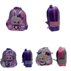 FINAL!! MOCHILA 12 PULGADAS 1 CIERRE MOTIVOS LABUBU/CAPYBARA X1U 3817 [21338-1]