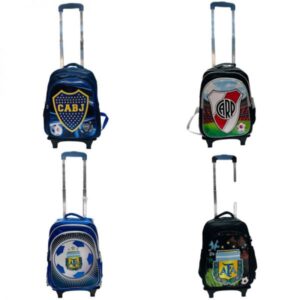 OFERTA PRECIO FINAL!! MOCHILA 16 PULGADAS 3 CIERRE CON CARRITO MOTIVOS SURTIDOS X1U 3831 [21338-3]