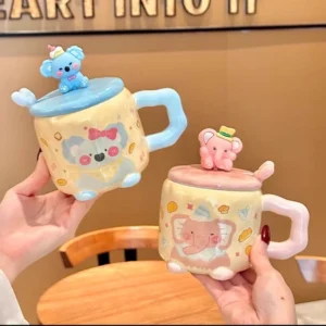 TAZA CERAMICA ELEFANTE Y KUALA