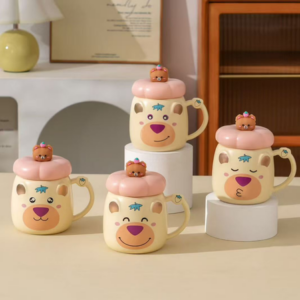 TAZA CERAMICA CON CARA DE OSO