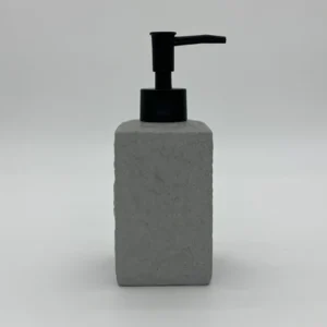 DISPENSER CERAMICA ESTILO PIEDRA GRIS