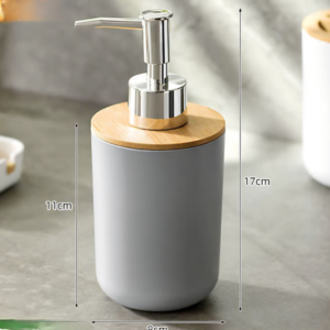 DISPENSER PLASTICA BLANCA Y GRIS