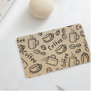 INDIVIDUAL TELA DE LINO "COFFEE" 30CM X 45CM, RESISTENTE AL CALOR