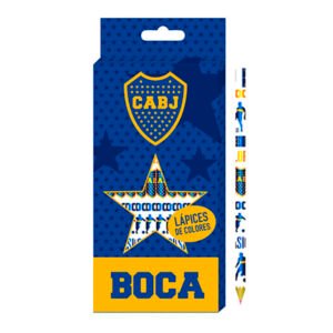 CKBO246 - Lapices Color Boca Juniors x 12