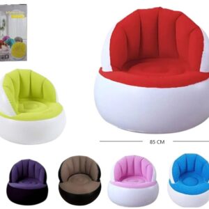 SOFA SILLON PUFF ALMEJA INFLABLE 85CM DIAMETRO