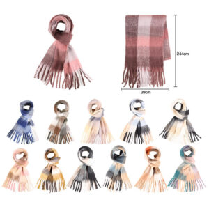 LN34UO8022 - PASHMINA NUBE CUADROS 260 G
