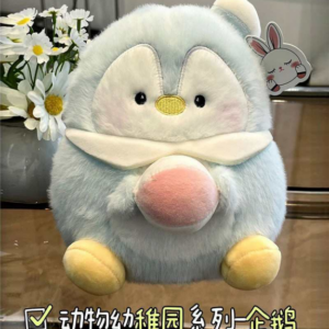 Pingüino con pelota抱球企鹅