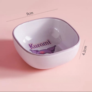 AA0858 PLATITO CERAMICA CUADRADO 4" VIOLETA