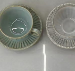 AA1515 TAZA CON PLATO CERAMICA ESTILO TRADICIONAL