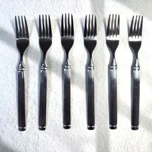 AA1297 TENEDOR DE ACERO MANGO ESTILO ROMANA X 6