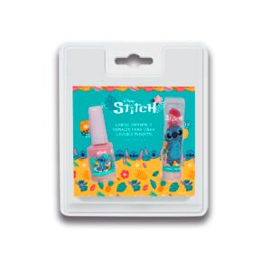 Set De Esmalte Y Labial Stitch