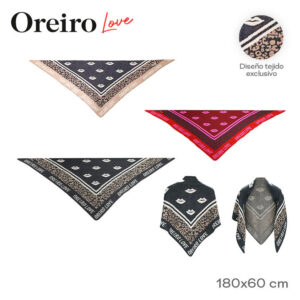 TA31167 - BUFANDA TRIANGULAR OREIRO LOVE