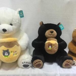 Oso con tarro de miel 36cm