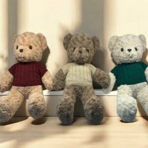 Oso de peluche con suéter 50cm