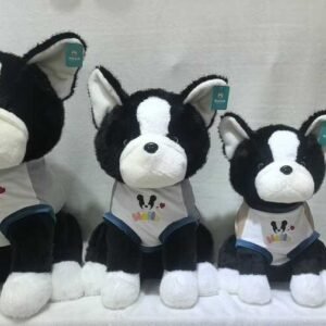 Peluche bulldog francés con ropa 45cm