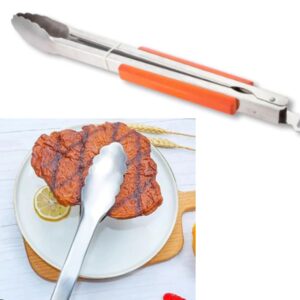 PINZA ASADO MADERA Y ACERO INOXIDABLE 44 CM