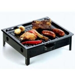 BRASERO DE MESA ENLOZADO ELEGANTE Y RESISTENTE