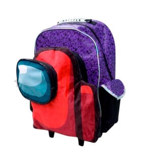 CKAM315 - Mochila Among Us 18" Con Carro