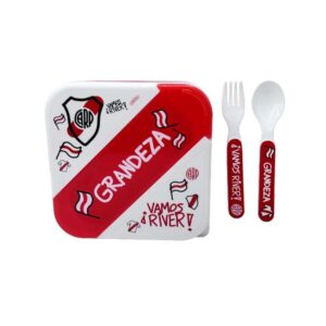 CKRI456 - LUNCH BOX CON CUBIERTOS RIVER PLATE
