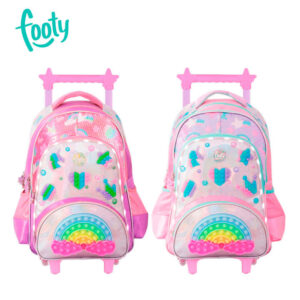 FOF6301 - MOCHILA CARRO 18"LUZ LED RAINBOW