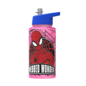 GI01SPIDER061 - BOTELLA STRAW TOP 500 ML SPIDERMAN