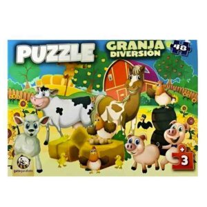 GT2005 - ROMPECABEZAS 48 PIEZAS GRANJA DIVERSION