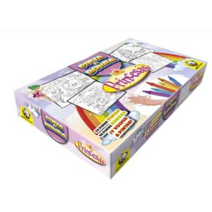 GT5430 - PINTA Y BORRA PRINCESAS CONTIENE LAMINAS DE 24 X 20 CM CAJA DE CRAYONES Y PAÑOS