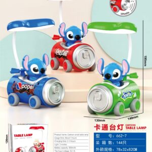 Lámpara de escritorio Stitch de 3 NivelesUSBColor Surtido