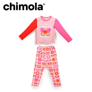 LAUND01 - Pijama 2 Piezas Manga Larga Butterfly Varios Talles